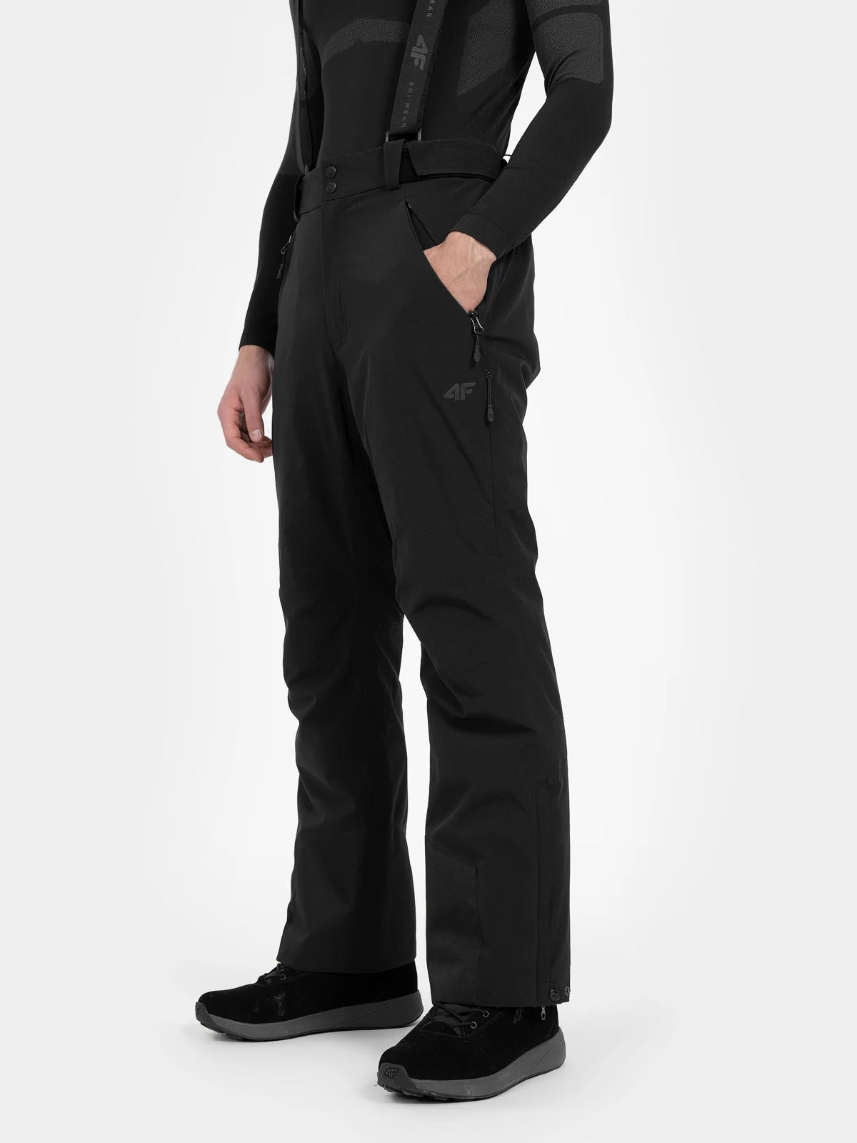 PANTALONI DE SCHI CU BRETELE MEMBRANA 10 000 PENTRU BARBATI