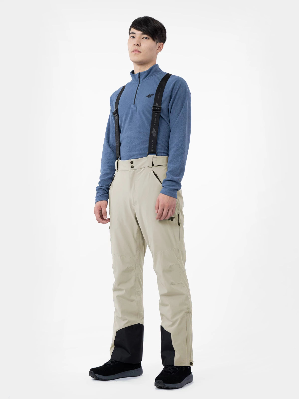 PANTALONI DE SCHI CU BRETELE MEMBRANA 10 000 PENTRU BARBATI