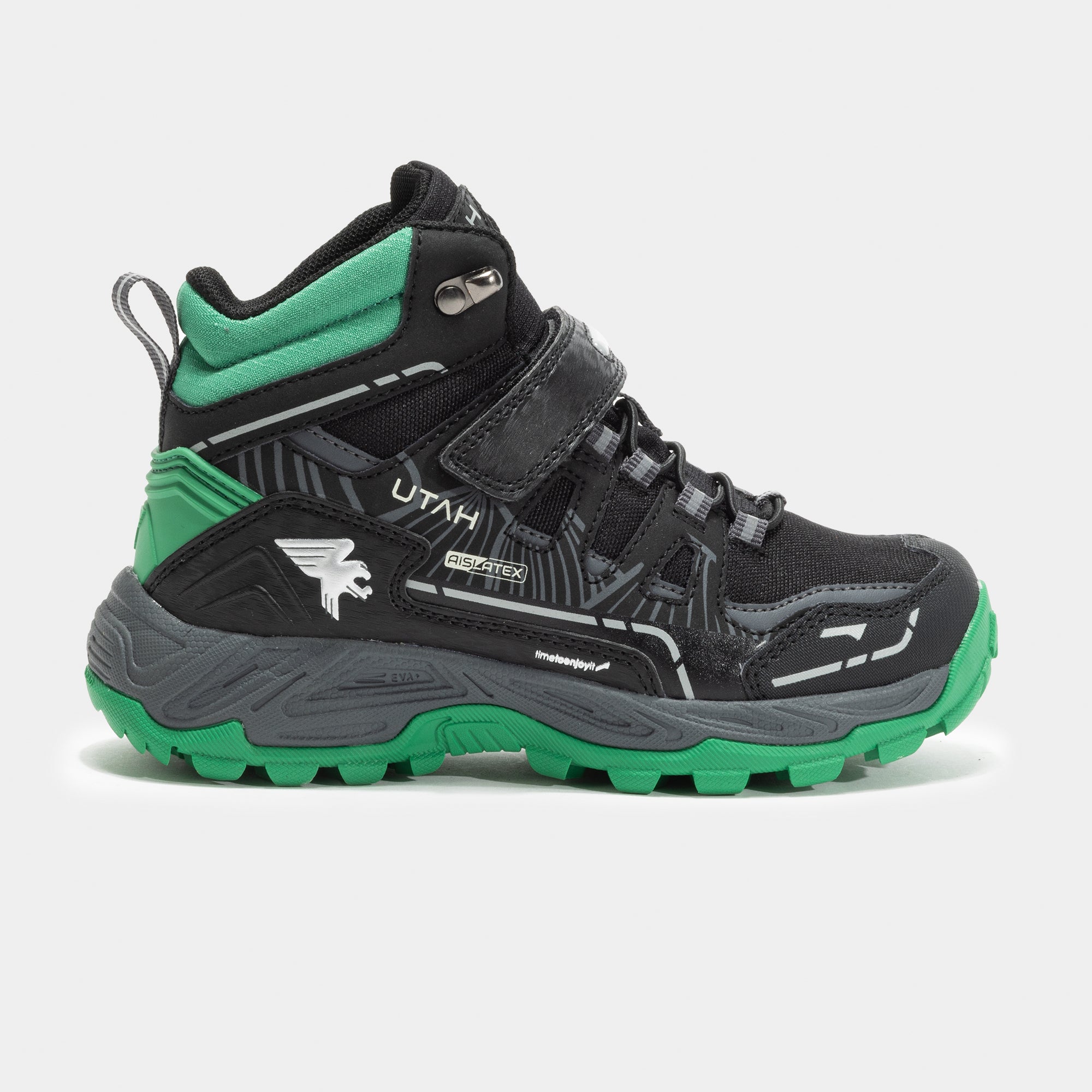 Pantofi Joma Utah JR 2501 Negro Verde