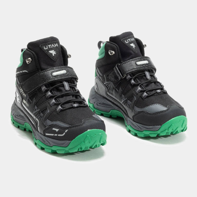 Pantofi Joma Utah JR 2501 Negro Verde