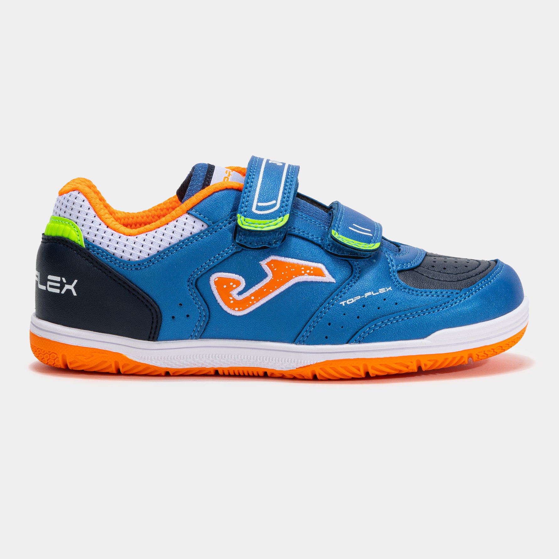 Ghete Fotbal Sală Copii Joma Top Flex JR 2504 – Bleu Indoor