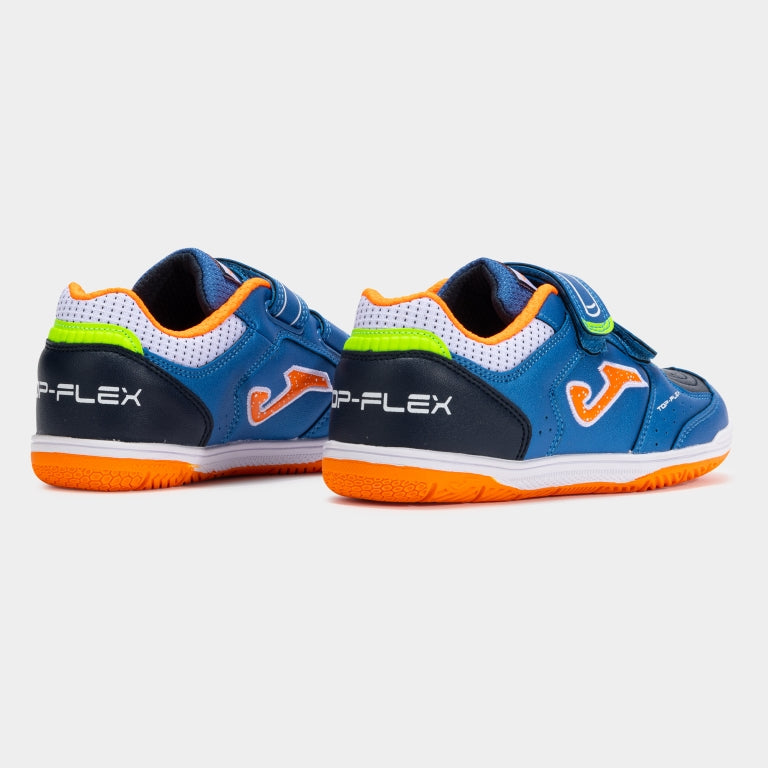 Ghete Fotbal Sală Copii Joma Top Flex JR 2504 – Bleu Indoor