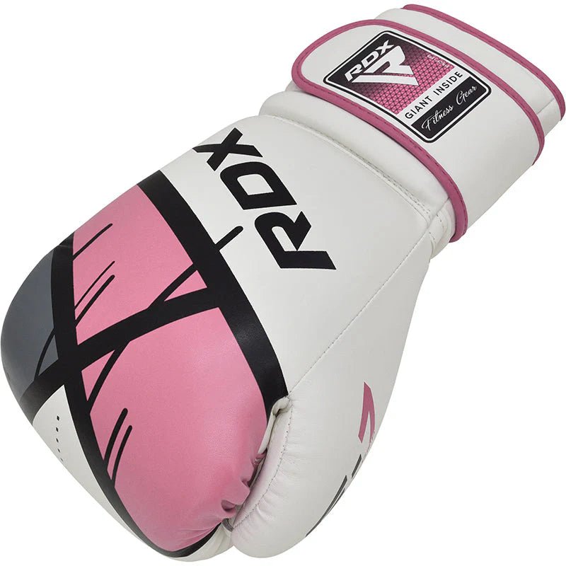 Mănuși Box Dame RDX F7 Ego – Fucsia, Maya Hide, 8 - 12oz - expert - sport.ro