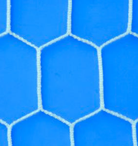 Plasa Fotbal 3x2m, hexagon,  fir 5 mm, ochi 100x100, alb