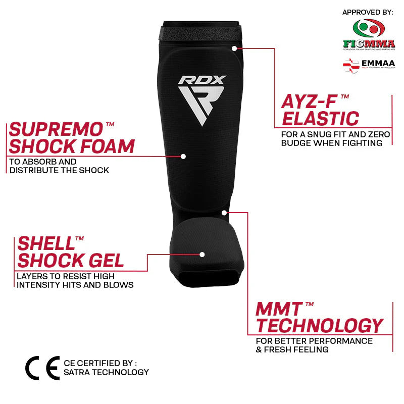 Protectie pentru tibie RDX SIB certificat OEKO-TEXÂ® Standard 100