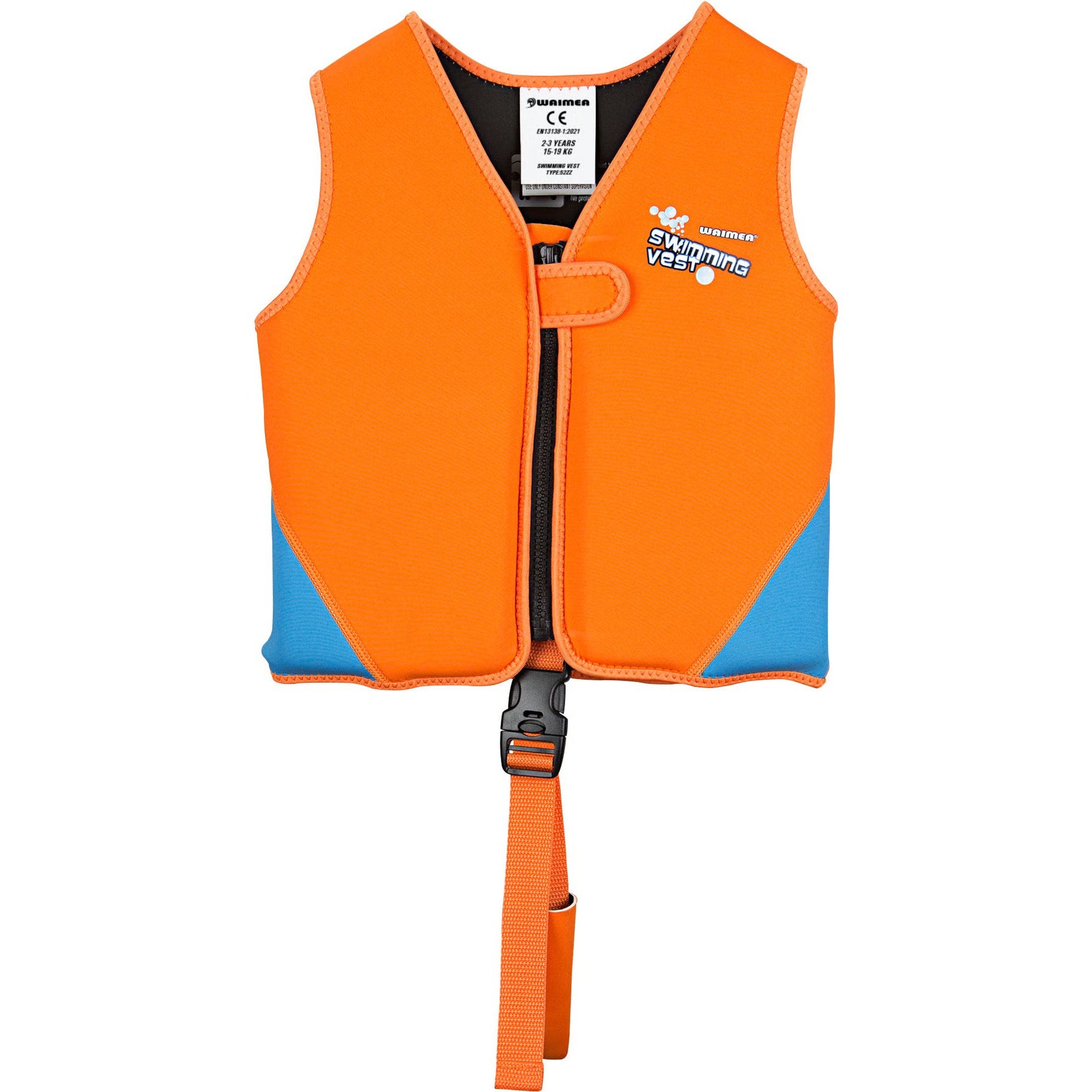 Vestă Înot Copii Neopren Waimea 52ZZ • 2-3 ani • 15-19 kg