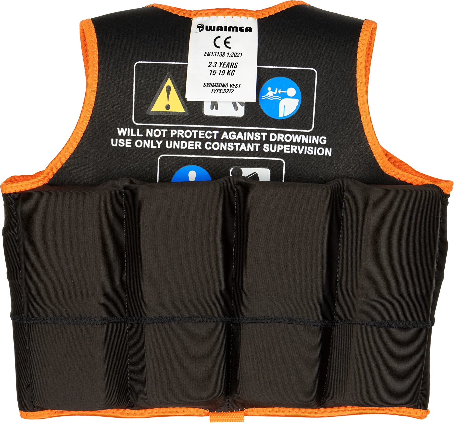 Vestă Înot Copii Neopren Waimea 52ZZ • 2-3 ani • 15-19 kg