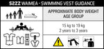 Vestă Înot Copii Neopren Waimea 52ZZ • 2-3 ani • 15-19 kg