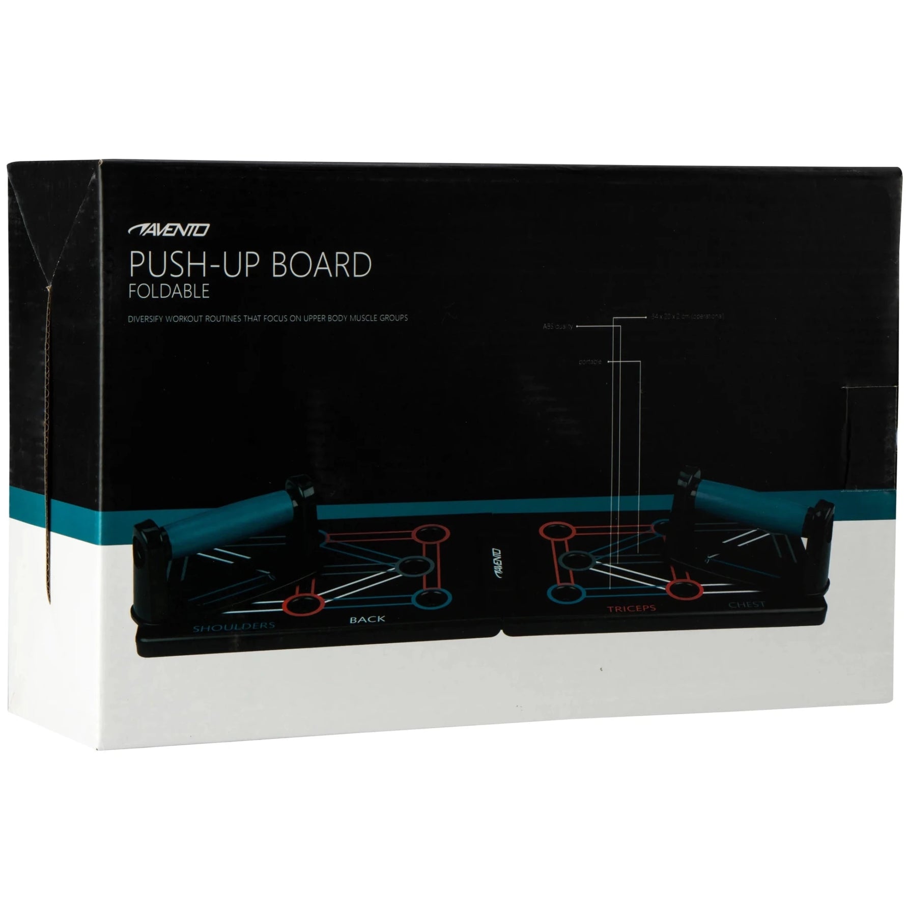 Placă Flotări Pliabilă Push-Up Board AVENTO - expert-sport.ro