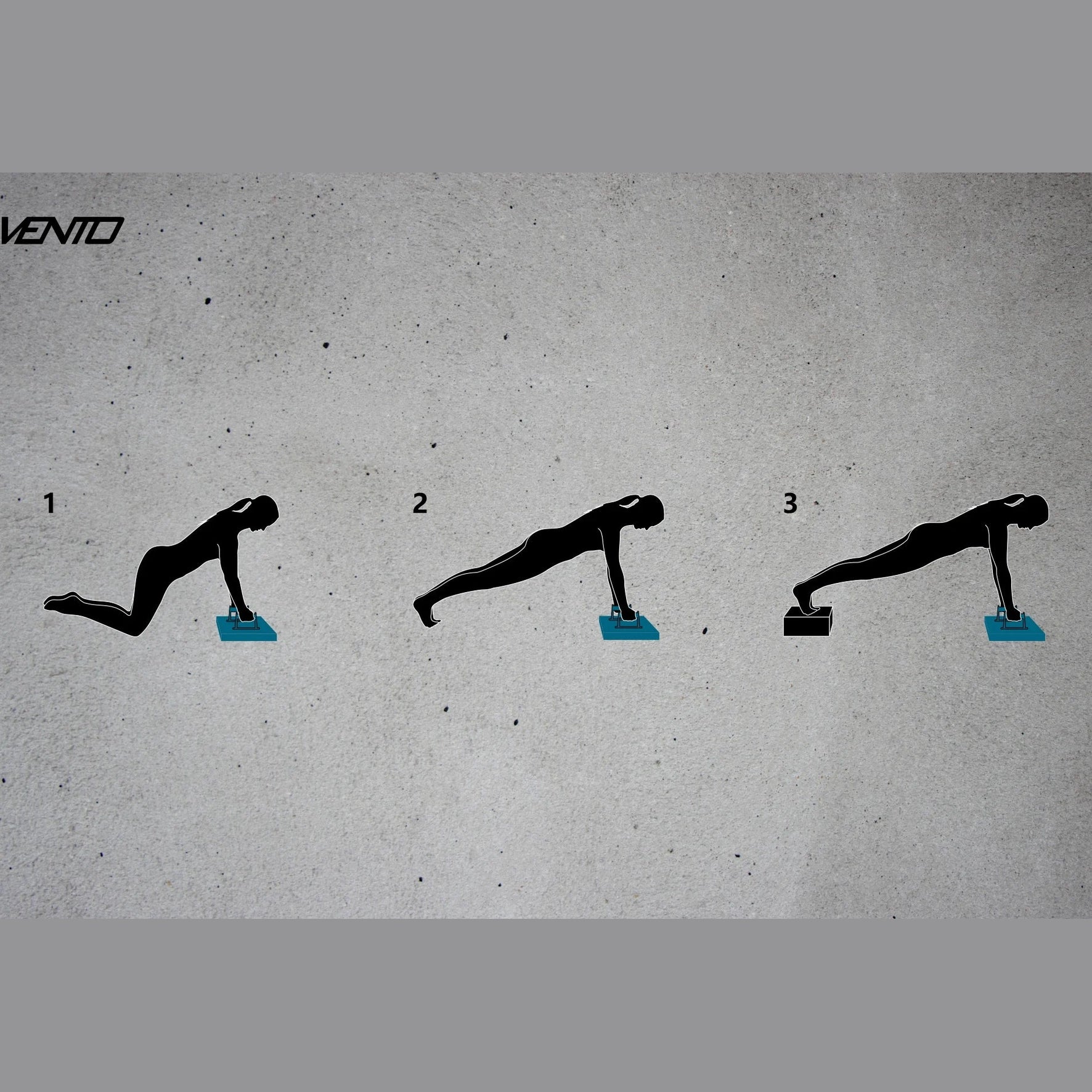 Placă Flotări Pliabilă Push-Up Board AVENTO - expert-sport.ro
