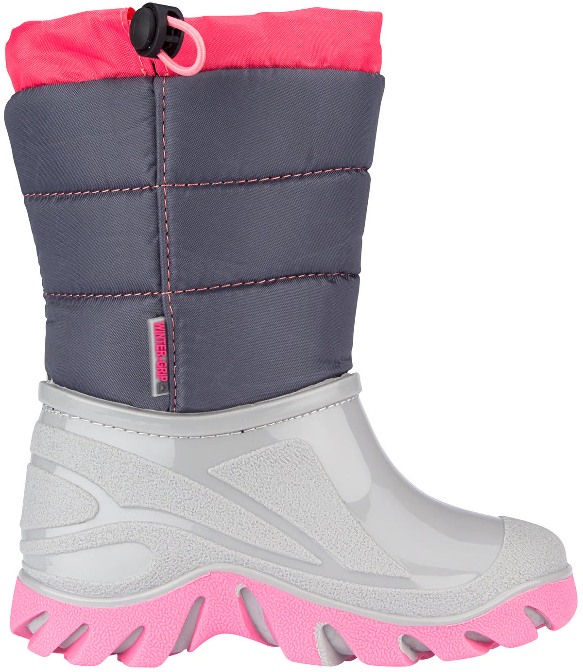 Snowboots Copii Welly Walker Roz cu Blană Teddy și Talpă TPR