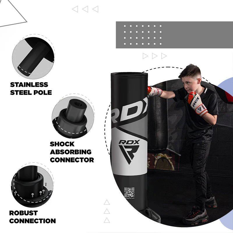 Sac de Box Copii RDX R8 4ft/120cm cu Mănuși - expert - sport.ro