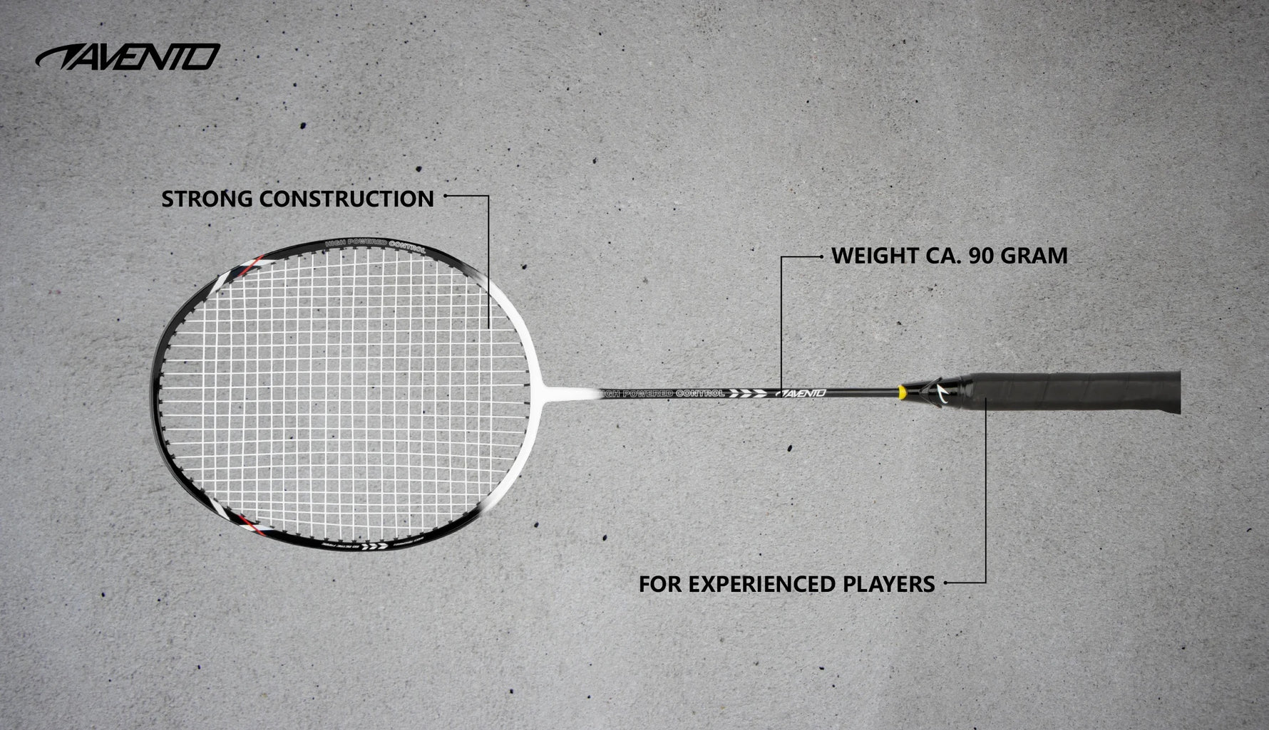 Racheta badminton Avento Match, fibra de sticla