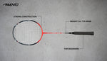 Rachetă Badminton Avento Smash Oțel 110g