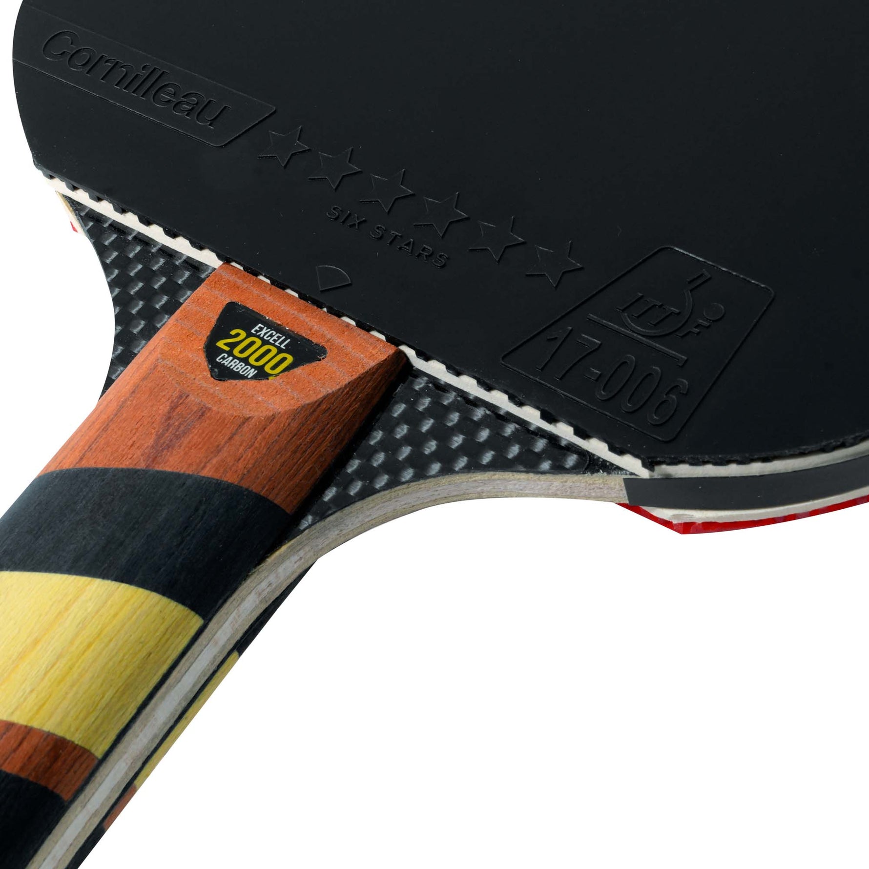 Paletă Tenis de Masă Cornilleau Excell 2000 Carbon – OFF/OFF+