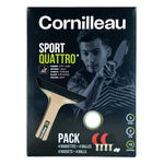 Set 4 Palete Tenis de Masă Cornilleau Sport Pack Quattro + 4 Mingi
