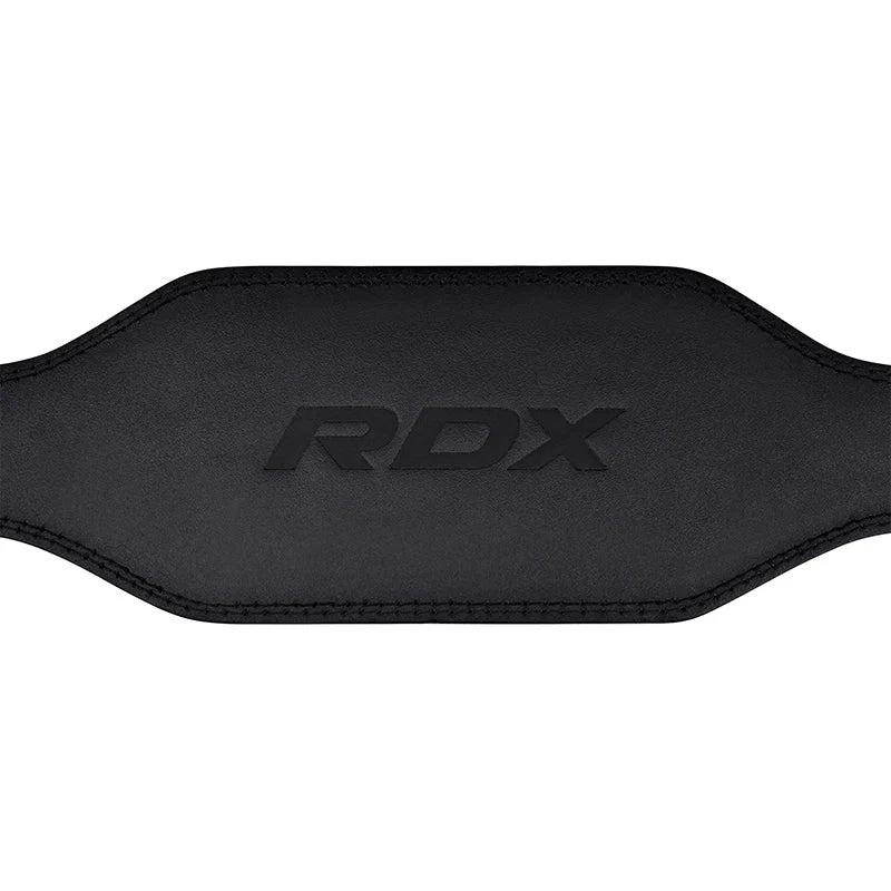Centură Gym Ridicare Greutăți RDX 6 Inch Piele Negru