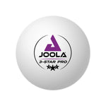 Mingi Tenis de Masă JOOLA 3-Star PRO 40+ Set 6 buc Alb