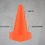 Set 6 conuri Soft, Avento 23 cm