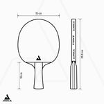Set Tenis de Masă JOOLA Team School 4 Palete + 8 Mingi
