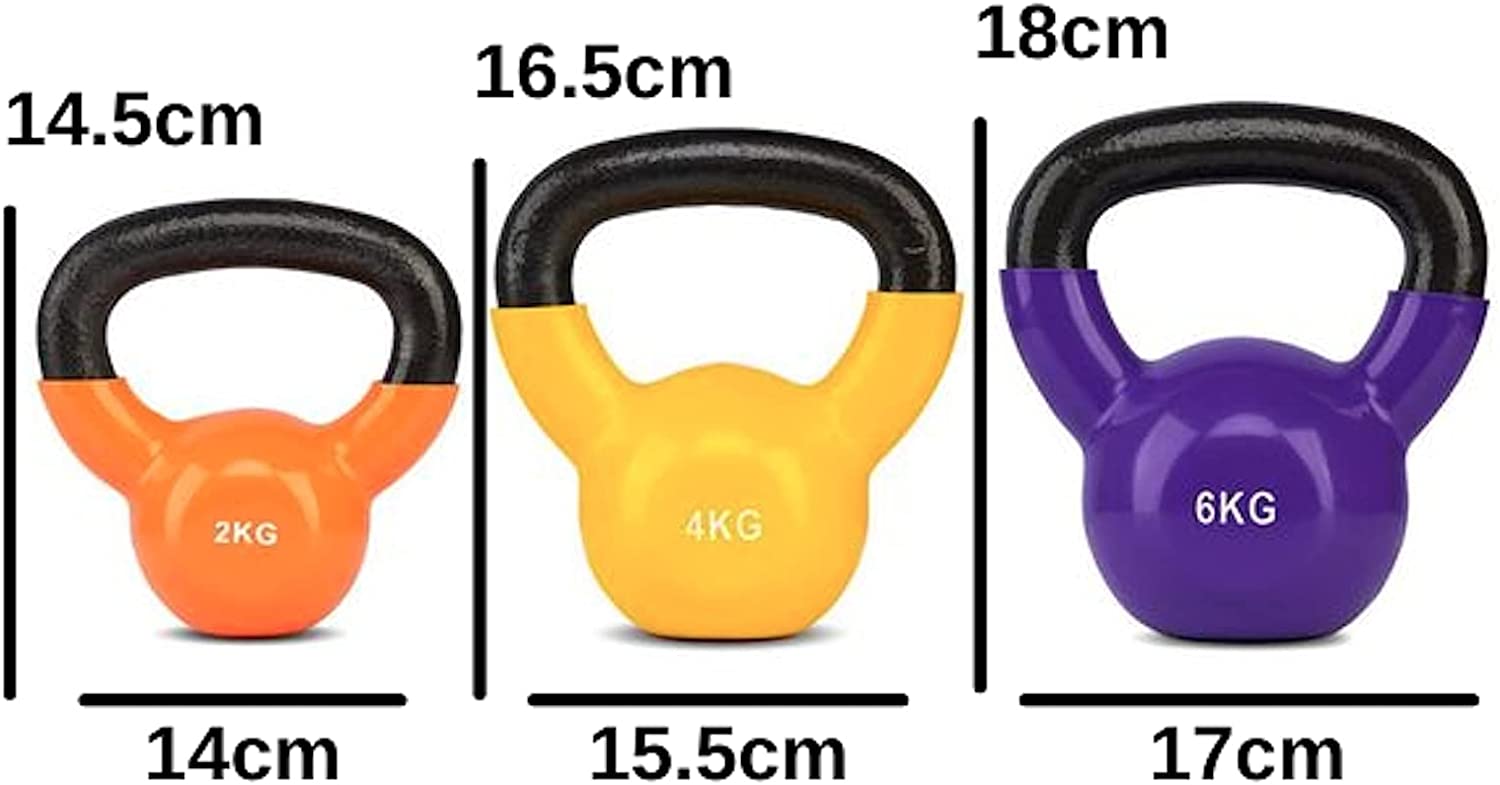 Set Kettlebels 2kg-4kg-6kg