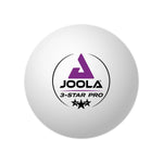 Mingi Tenis de Masă JOOLA 3-Star PRO 40+ Set 24 buc Alb