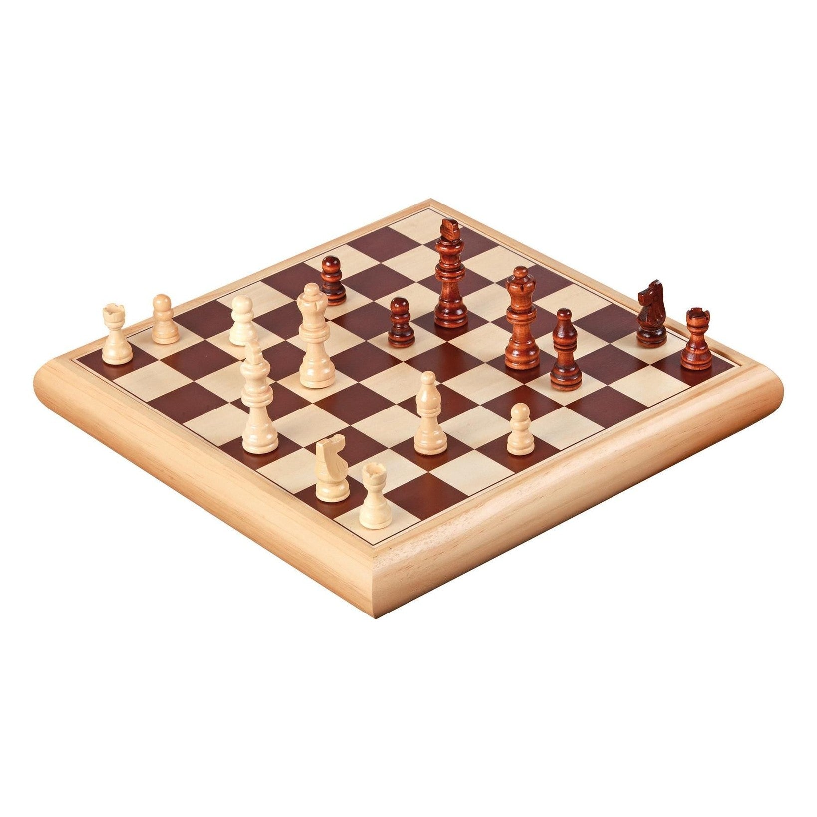 Set Philos Travel Sah &amp; Dame,Lemn
