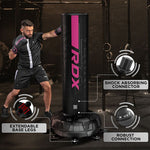 Set sac box de podea Rdx F6 6FT Kara, cu manusi incluse