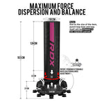 Set sac box de podea Rdx F6 6FT Kara, cu manusi incluse