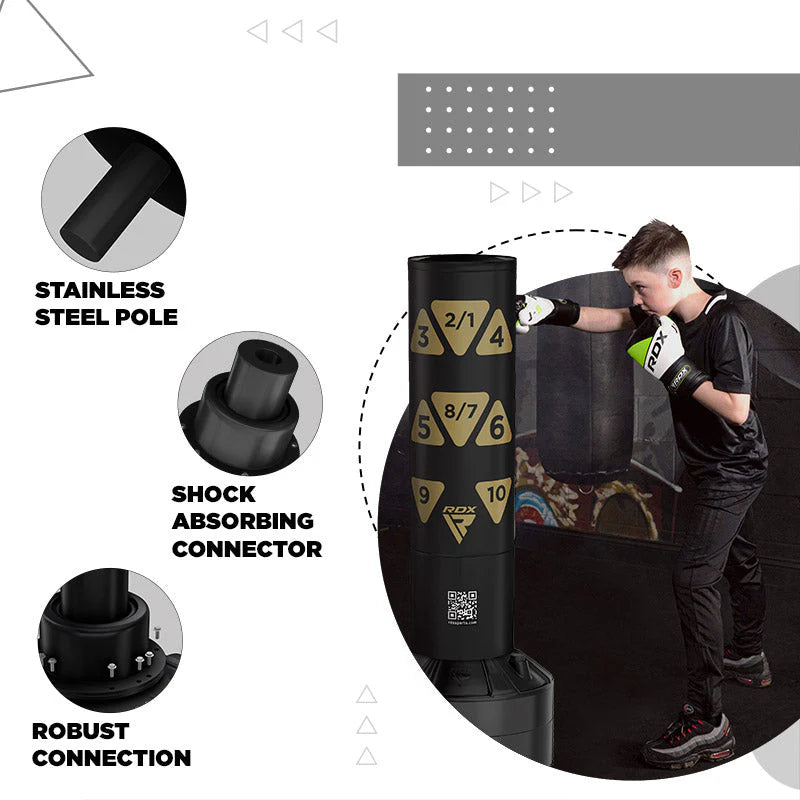 Sac de Box Podea Copii RDX KT Ronin 4FT 2-în-1 cu Mănuși