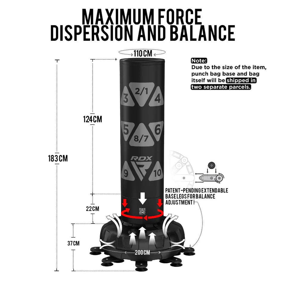 Set sac podea Rdx Target 6Ft, include manusi