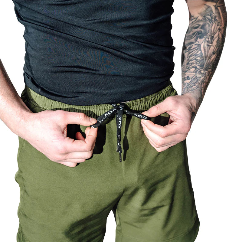 Pantaloni Scurți MMA T16 Verde/Negru | Gri/Negru