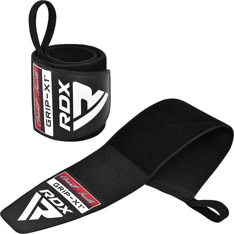 Suporturi pentru Ã®ncheietura mÃ¢inii pentru powerlifting W3 IPL, aprobate USPA, cu bucle pentru degetul mare, certificate OEKO-TEXÂ® Standard 100