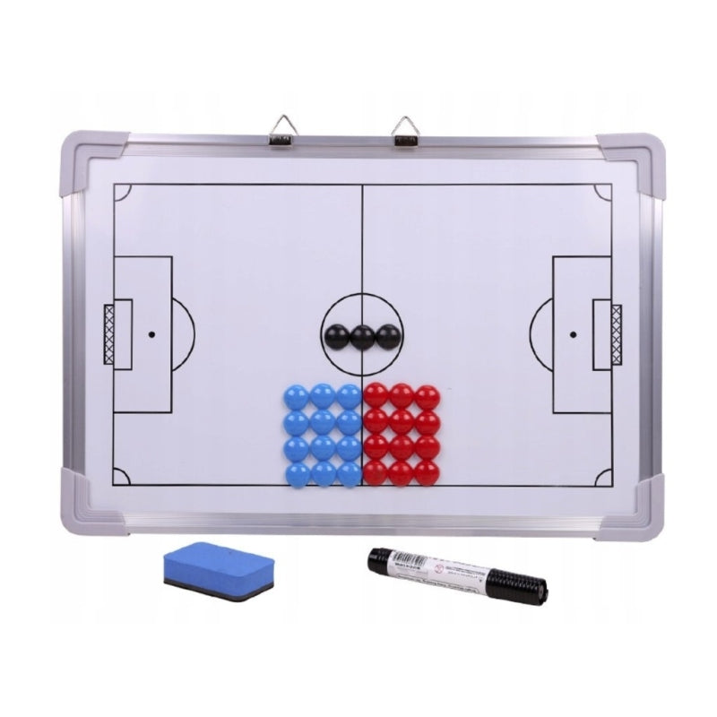 Tablă Tactică Magnetică Yakimasport 30x45 cm cu Magnetți Fotbal/Futsal