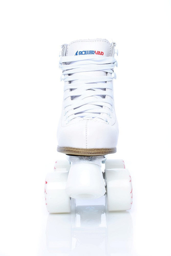 Patine Quad Copii Tempish TINY PLUS Piele Naturală Alb Cristale 54mm ABEC 7