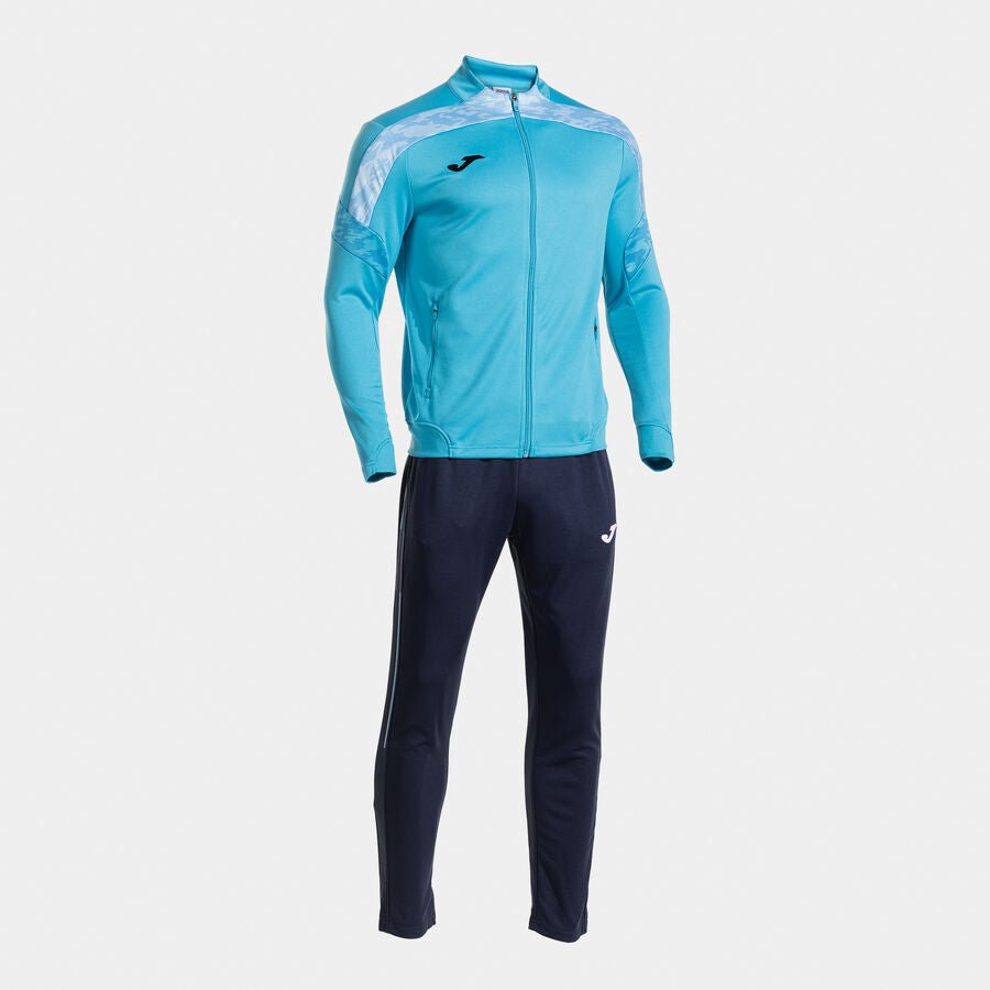Trening Joma CHAMPIONSHIP VIII TRACKSUIT FLUOR TURQUOISE DARK NAVY - expert - sport.ro