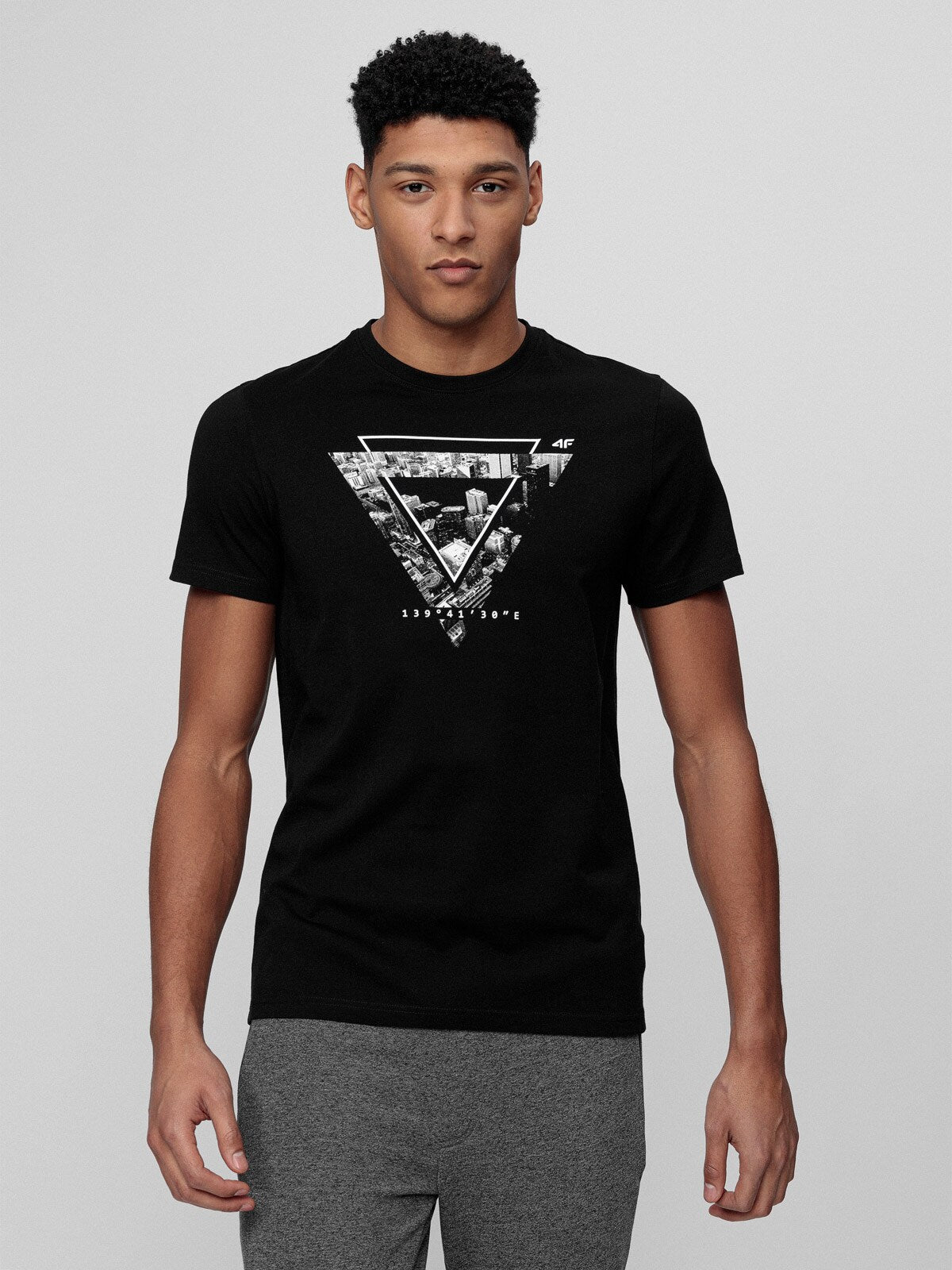 Tricou barbati 4F TSM022, bumbac