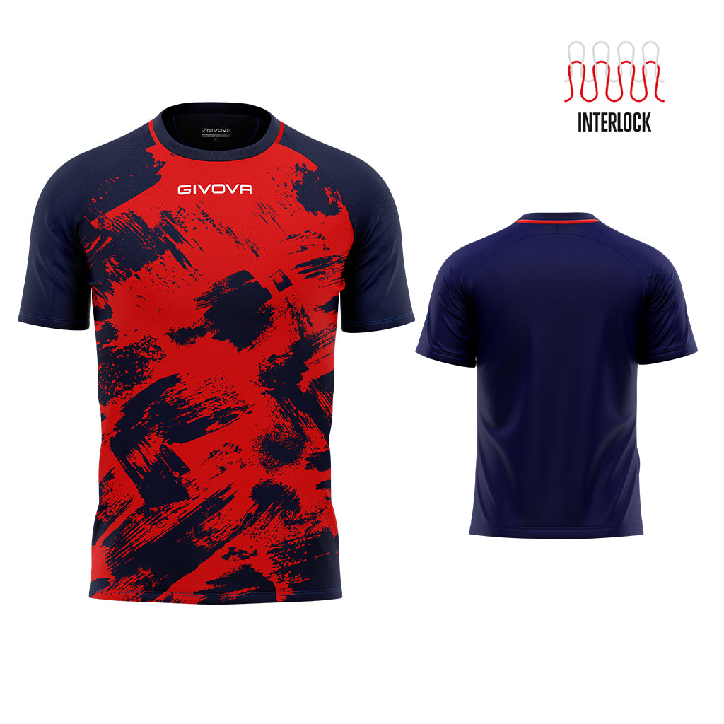 Tricou Fotbal GIVOVA Art Interlock Poliester Multicolor