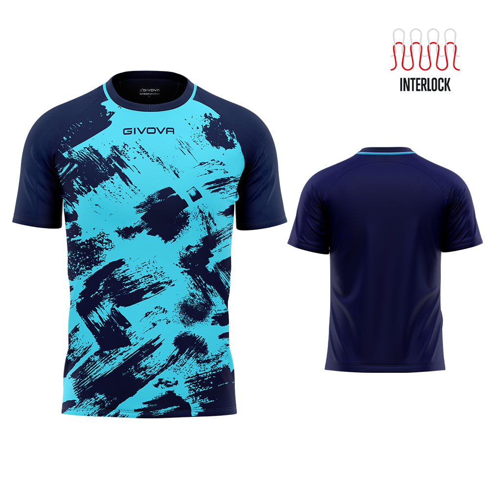 Tricou Fotbal GIVOVA Art Interlock Poliester Multicolor