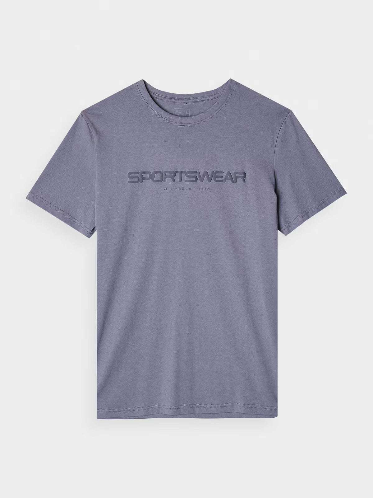 Tricou regular 4F cu imprimeu pentru barbati - bleumarin