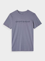 Tricou regular 4F cu imprimeu pentru barbati - bleumarin