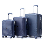 Troler Cabină NAUTICA Polipropilenă 20'' 55cm Gri/Negru/Bleumarin