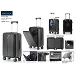 Troler Cabină NAUTICA Policarbonat 20'' 55cm Negru