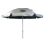 Umbrelă Plajă Maui & Sons UltraLight 190cm – Protecție UPF+50, Gri/Negru