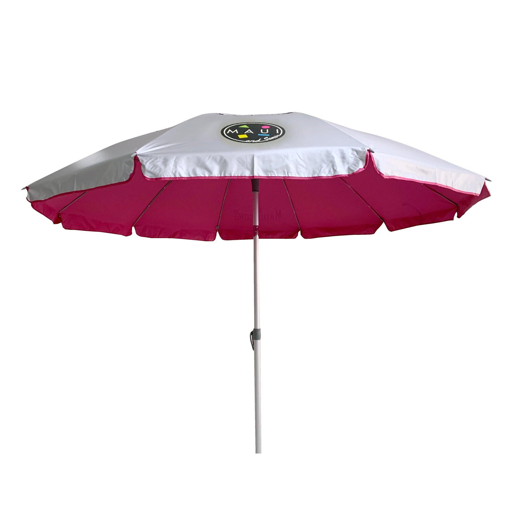 Umbrelă Plajă Maui & Sons UltraLight 190cm Rabatabilă – UPF+50, Husă Inclusă