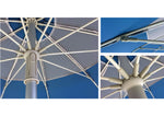 Umbrela plaja Maui&Sons 190 cm, UltraLight, rabatabila, protectie UPF50+, husa transport, Albastru