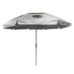 Umbrela plaja Maui&amp;Sons 190 cm, UltraLight, rabatabila, protectie UPF50+, husa transport, Gri