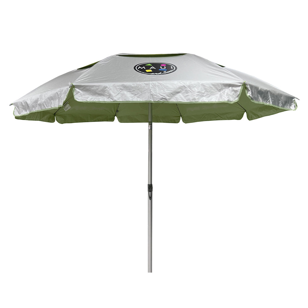 Umbrela plaja Maui&amp;Sons 190 cm, UltraLight, rabatabila, protectie UPF50+, husa transport, verde