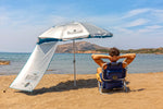 Umbrelă Plajă Maui & Sons 220 cm UPF50+ Baldachin Lateral