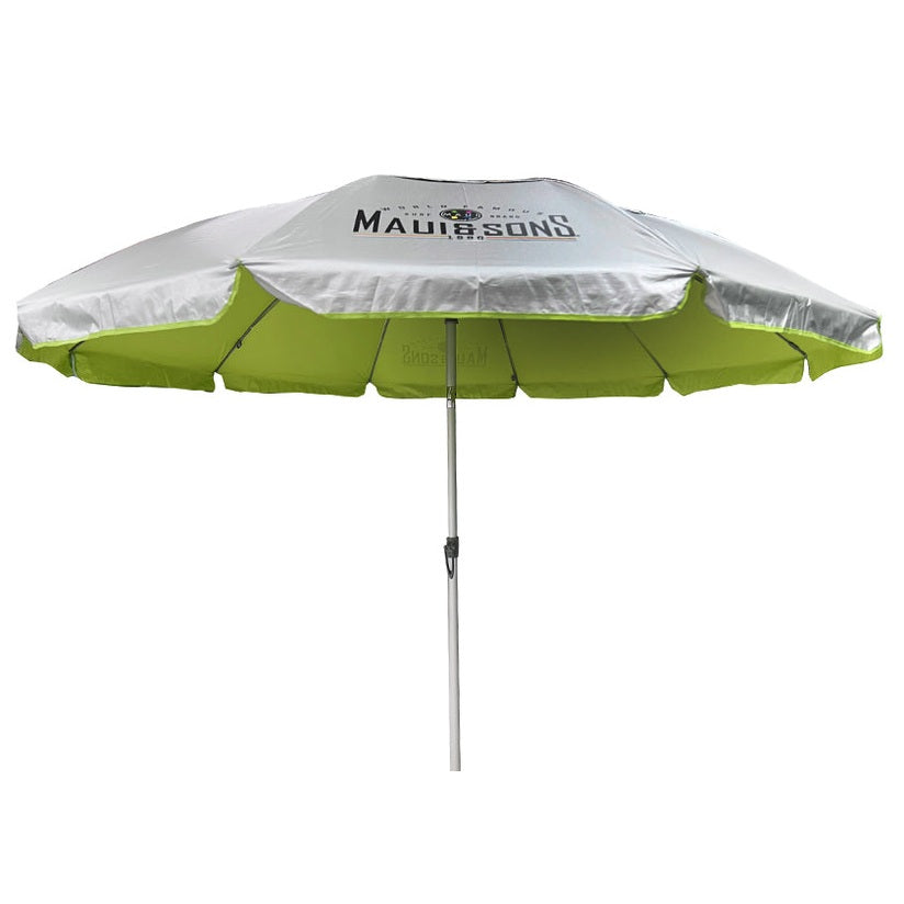 Umbrela plaja Maui &amp; Sons XL 220 cm, protectie UPF50+, rabatabila, husa inclusa, Kiwi
